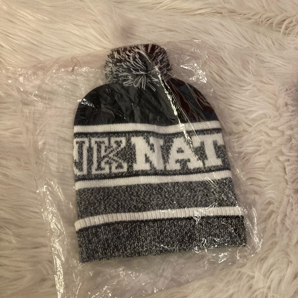 Pink Victoria’s Secret Pom Pom beanie - Picture 2 of 5